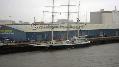 Training Ship Lord Nelson at Southampton